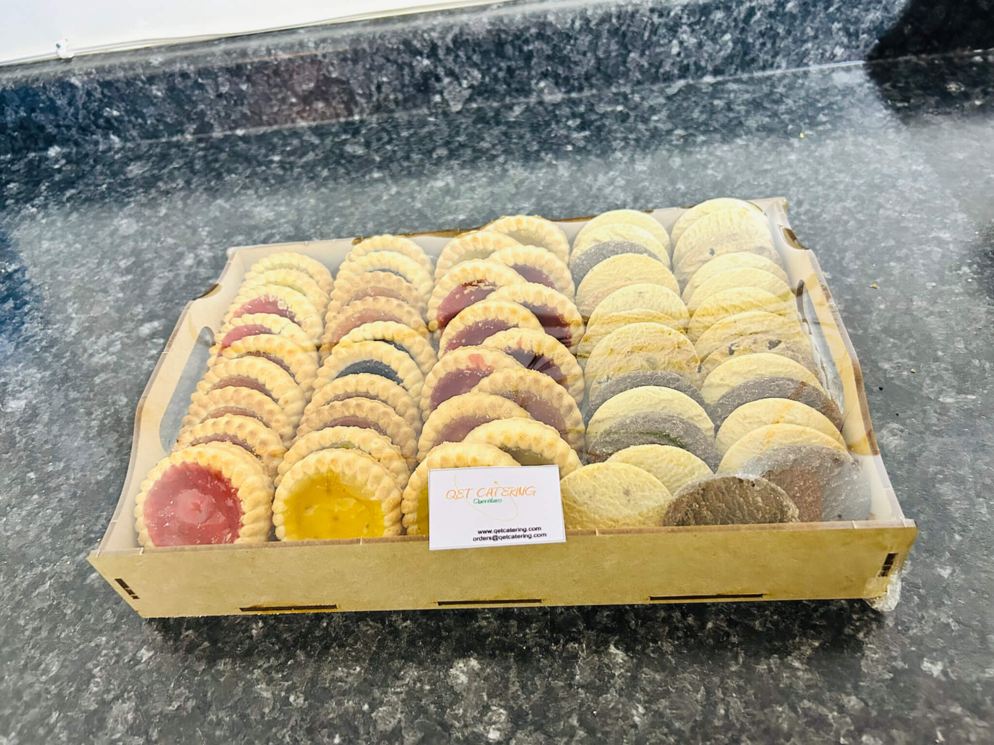Tartaletas de frutas para coffee break